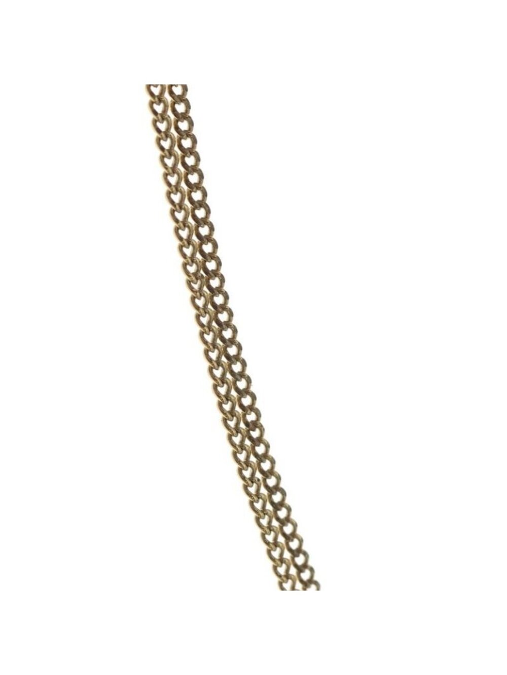 ★SOLD★ Chanel CC Logo Metal Necklace Pink Gold - Picture 6 of 6